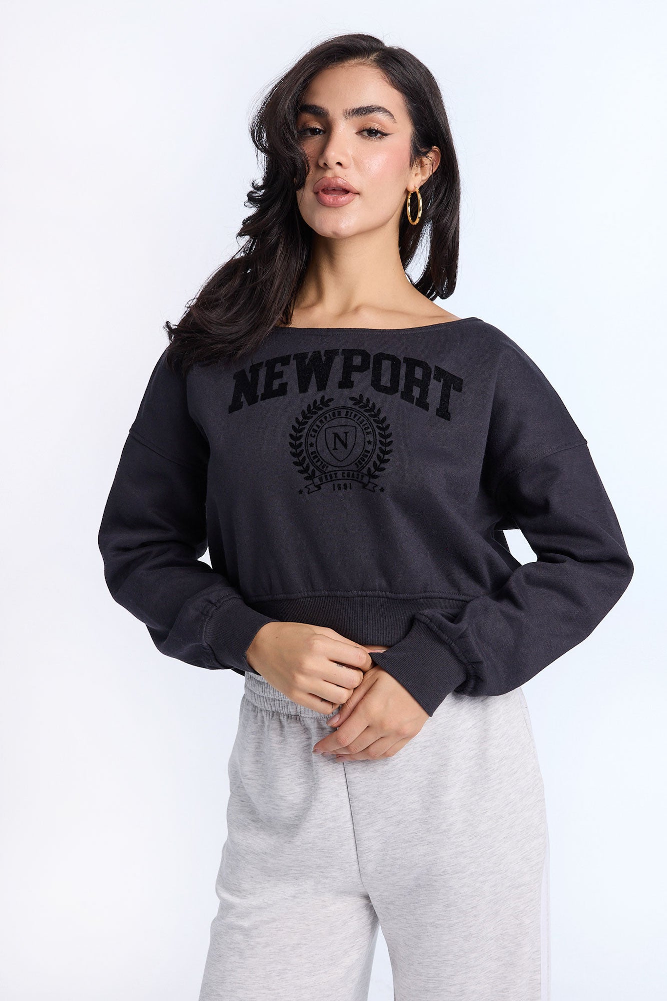 AERO Off-Shoulder Sweatshirt - /