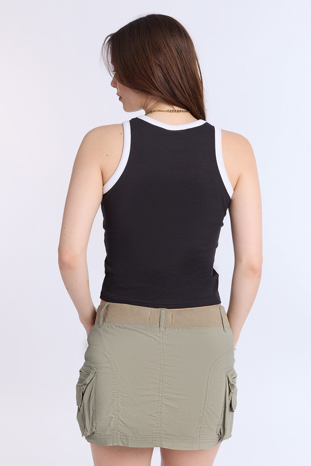 Camisole côtelée à col montant Formula 1 Camisole côtelée à col montant Formula 1