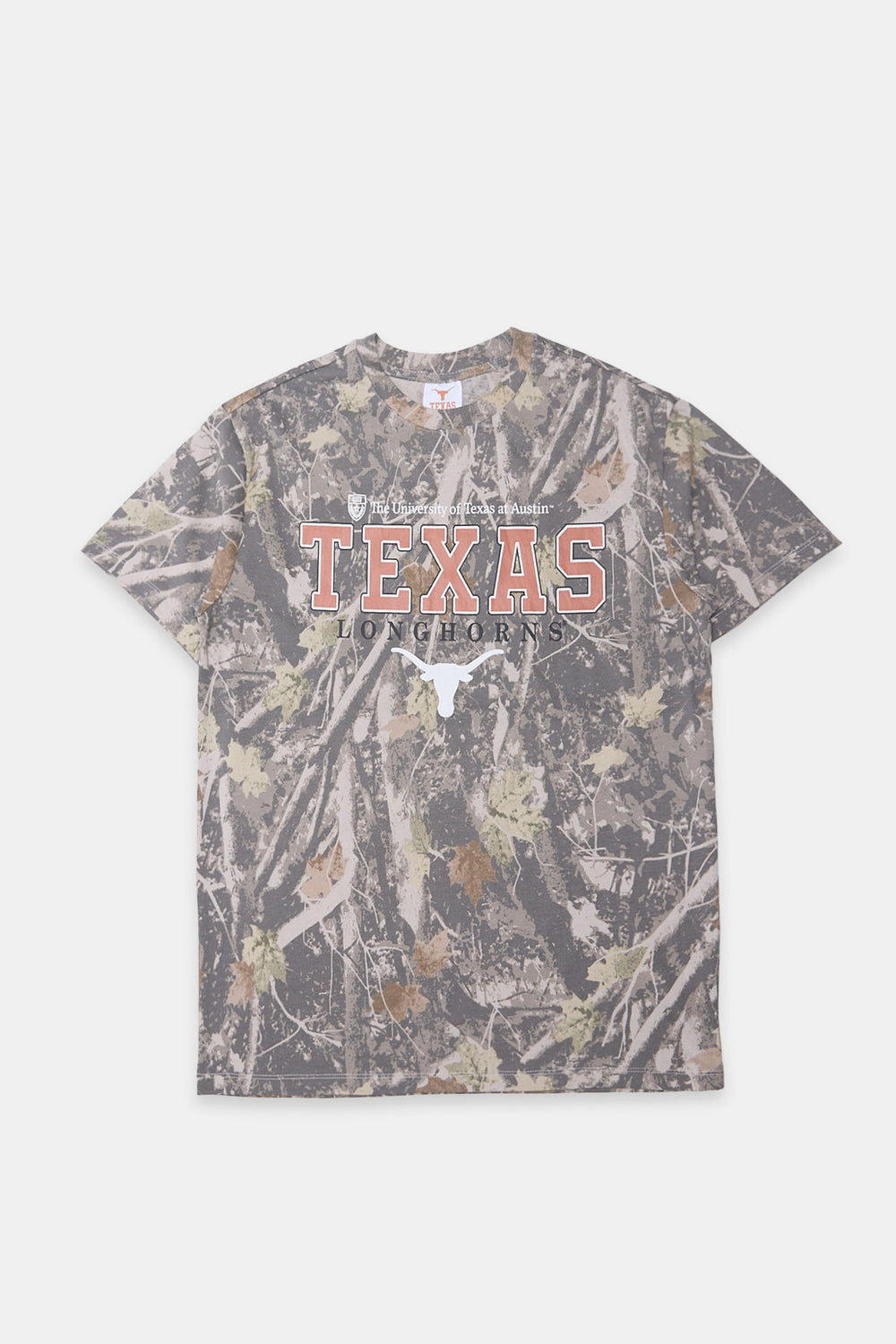 Texas Longhorns Tree Camo Boyfriend Tee Texas Longhorns Tree Camo Boyfriend Tee