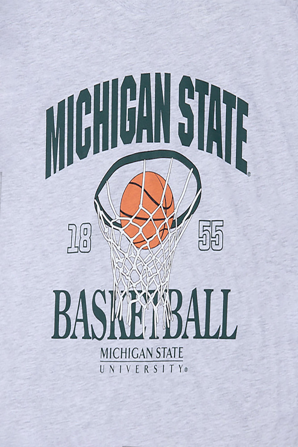 Michigan State Basketball Boyfriend Tee Michigan State Basketball Boyfriend Tee