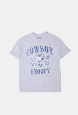 Snoopy Cowboy Graphic Boyfriend Tee