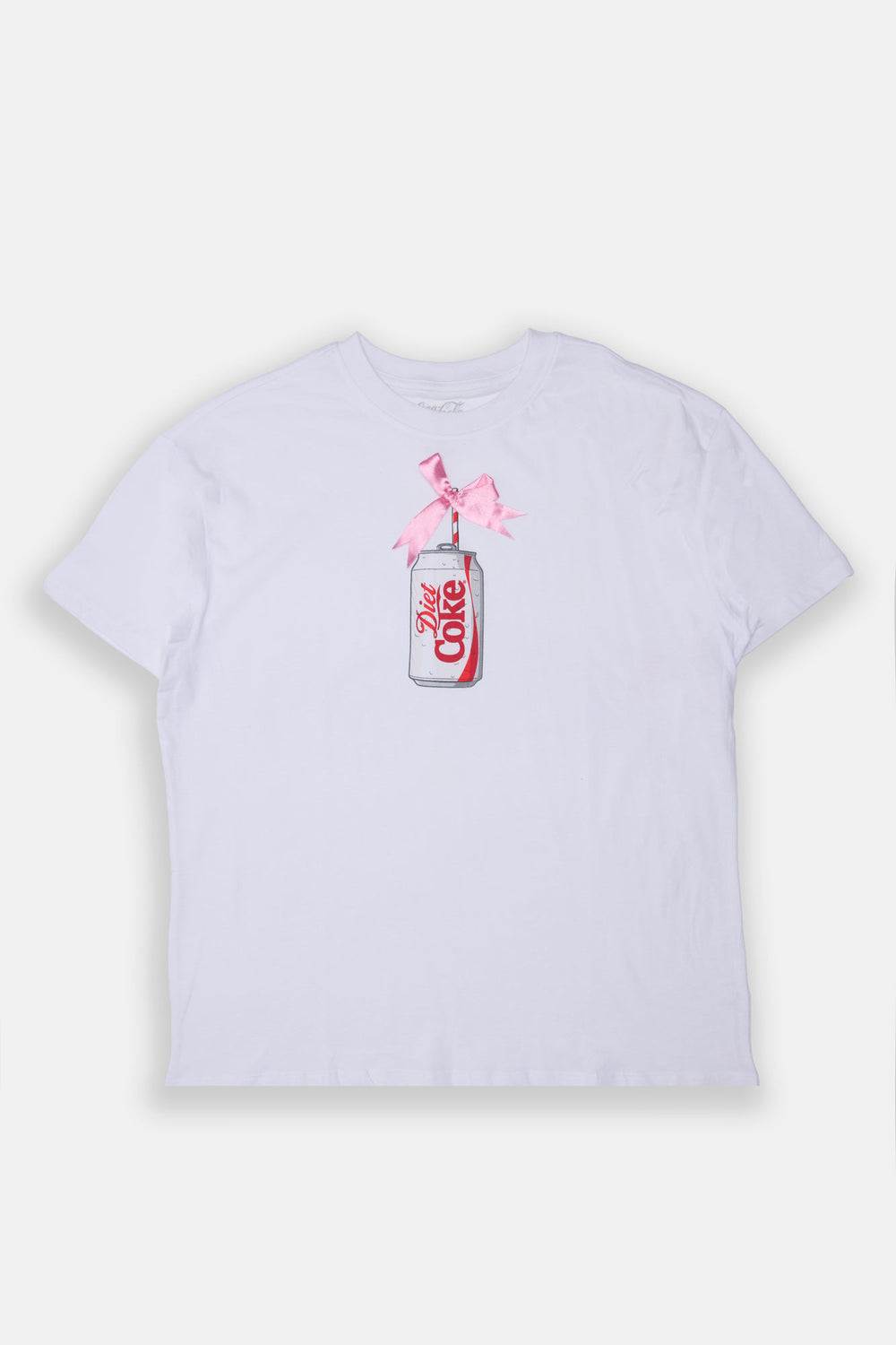 Diet Coke 3D Bow Graphic Boyfriend Tee Diet Coke 3D Bow Graphic Boyfriend Tee