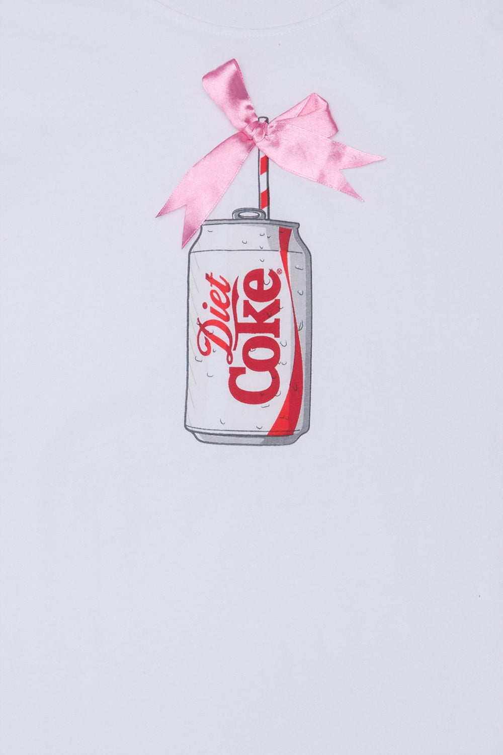 Diet Coke 3D Bow Graphic Boyfriend Tee Diet Coke 3D Bow Graphic Boyfriend Tee