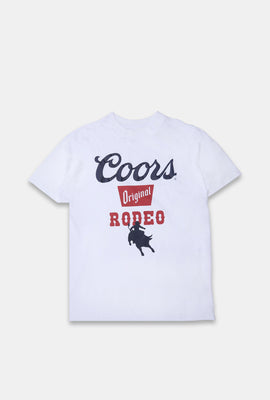 T-shirt coupe boyfriend imprimé rodeo Coors