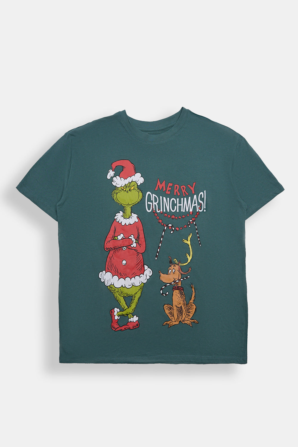 The Grinch Merry Grinchmas Graphic Boyfriend Tee The Grinch Merry Grinchmas Graphic Boyfriend Tee