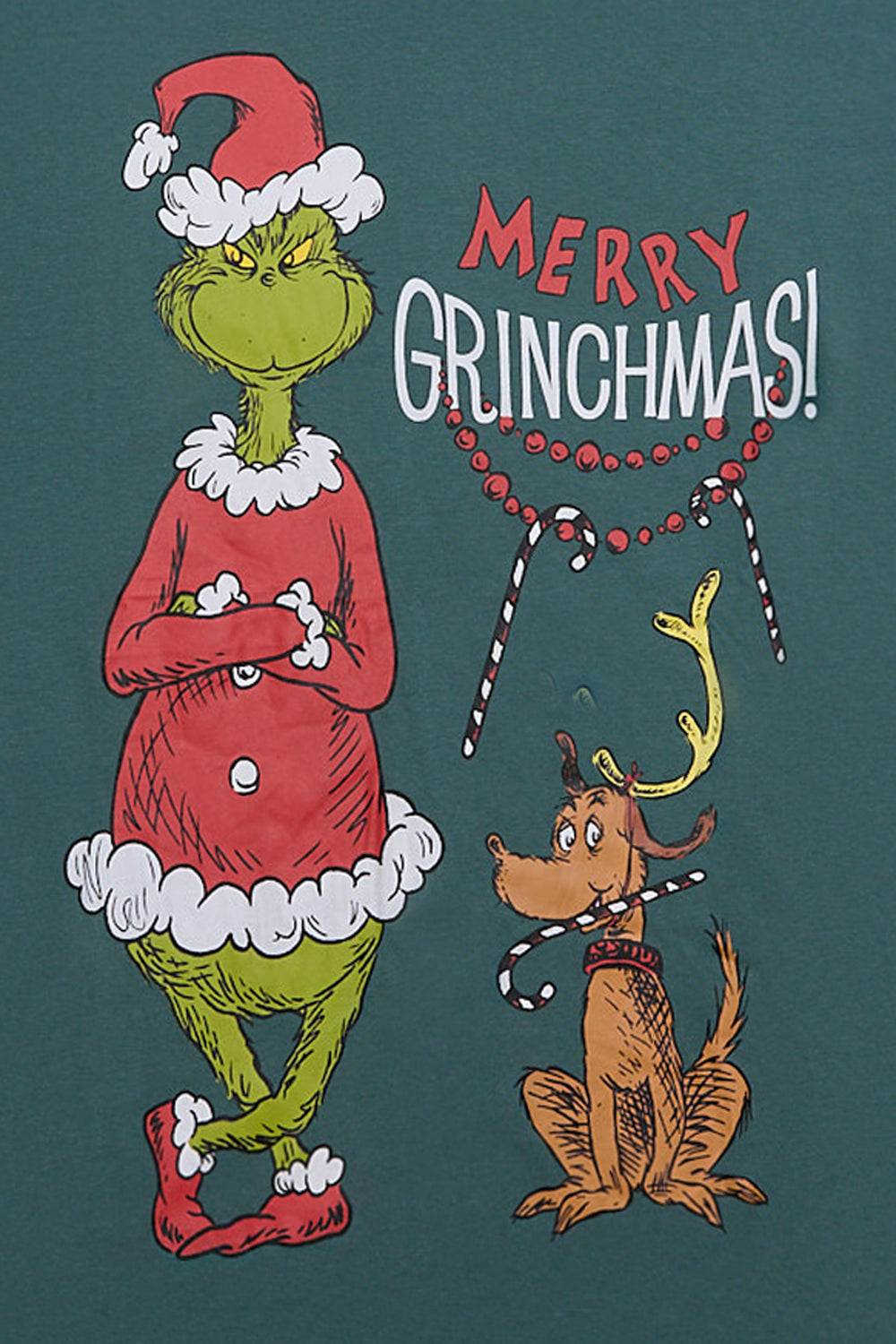 The Grinch Merry Grinchmas Graphic Boyfriend Tee The Grinch Merry Grinchmas Graphic Boyfriend Tee