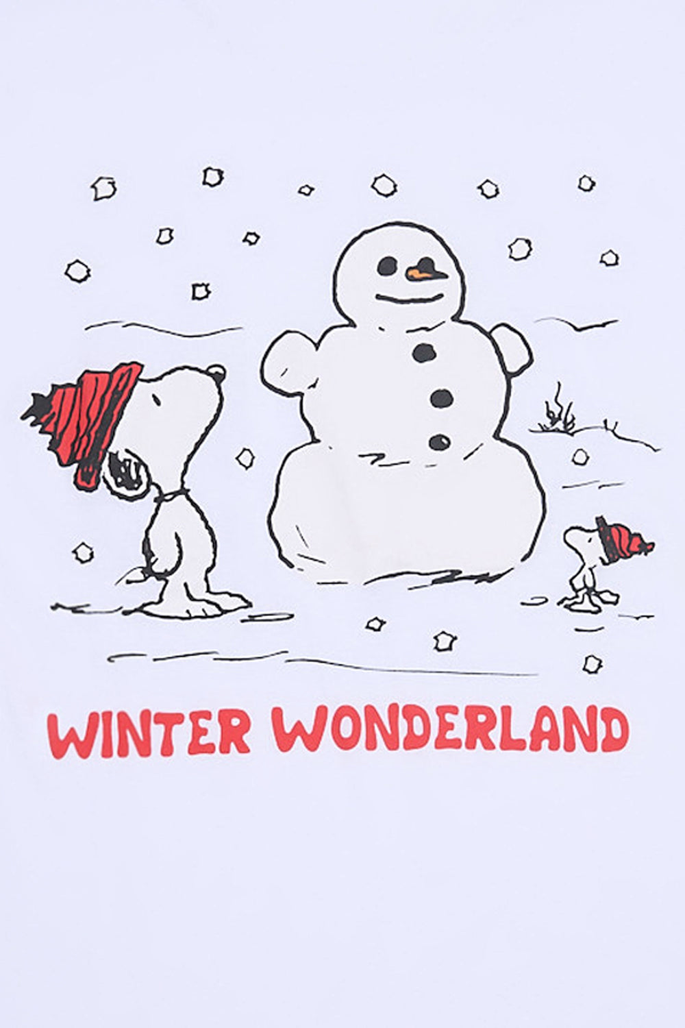 Peanuts Snoopy Winter Wonderland Graphic Boyfriend Tee Peanuts Snoopy Winter Wonderland Graphic Boyfriend Tee
