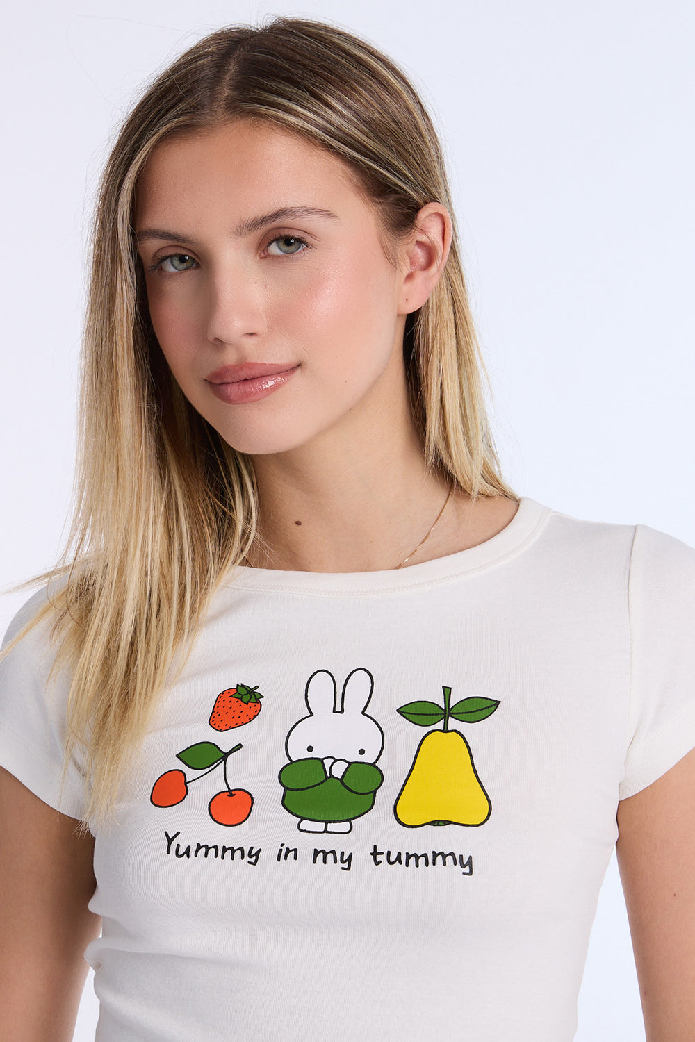 Miffy Fruits Graphic Baby Tee Miffy Fruits Graphic Baby Tee