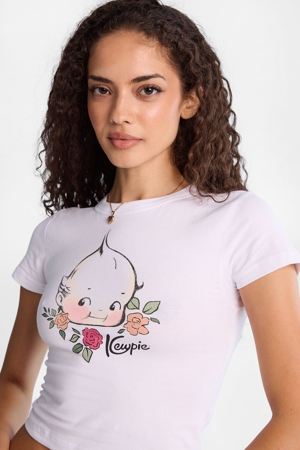 T-shirt ajusté imprimé Kewpie T-shirt ajusté imprimé Kewpie