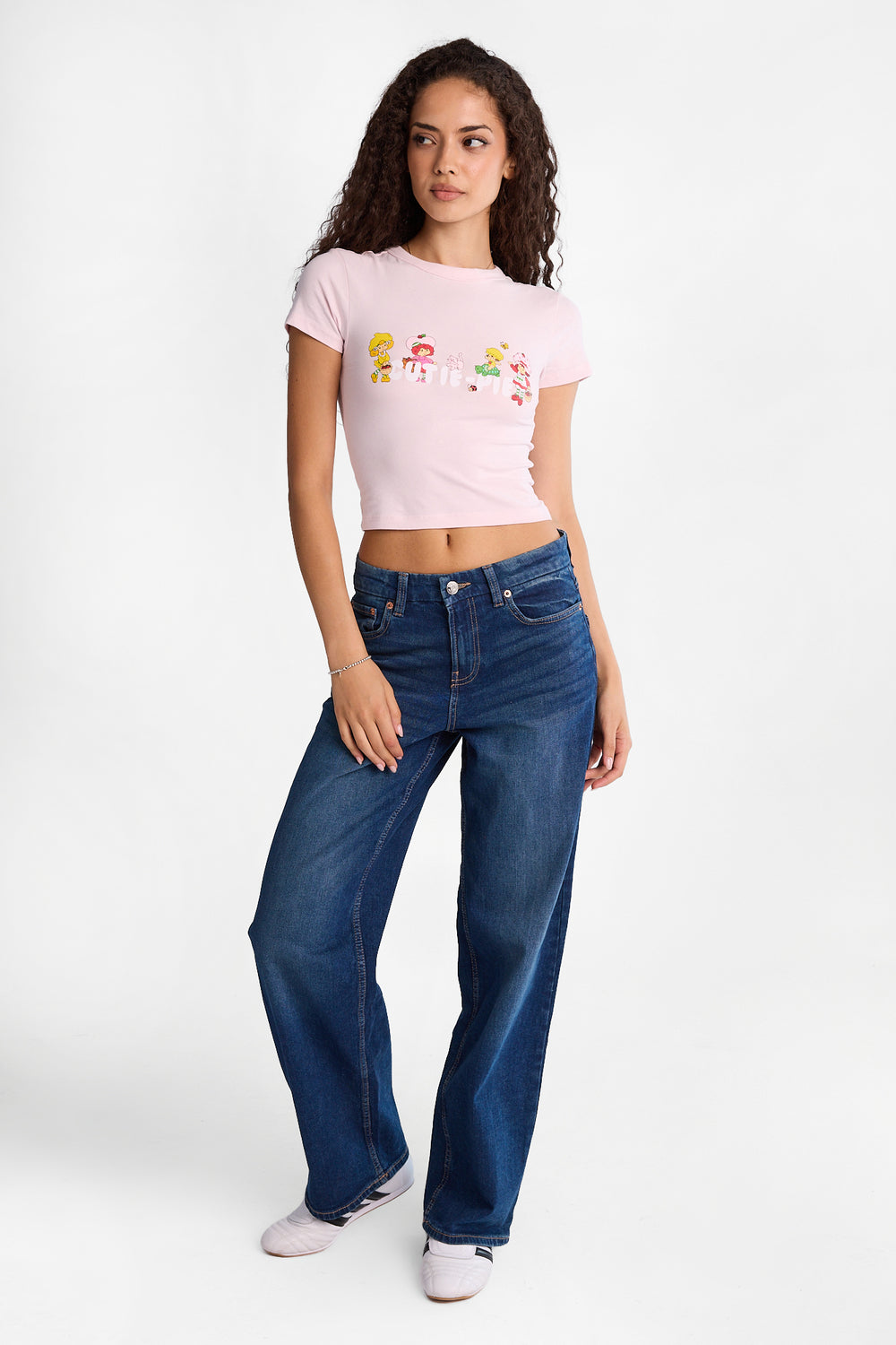 T-shirt ajusté imprimé Charlotte aux fraises T-shirt ajusté imprimé Charlotte aux fraises