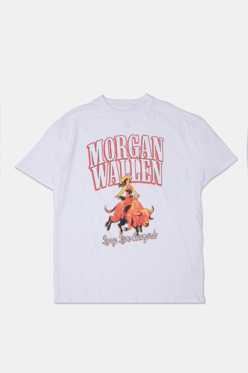 T-shirt coupe boyfriend imprimé Morgan Wallen T-shirt coupe boyfriend imprimé Morgan Wallen