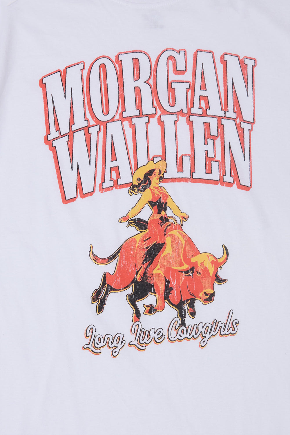 T-shirt coupe boyfriend imprimé Morgan Wallen T-shirt coupe boyfriend imprimé Morgan Wallen