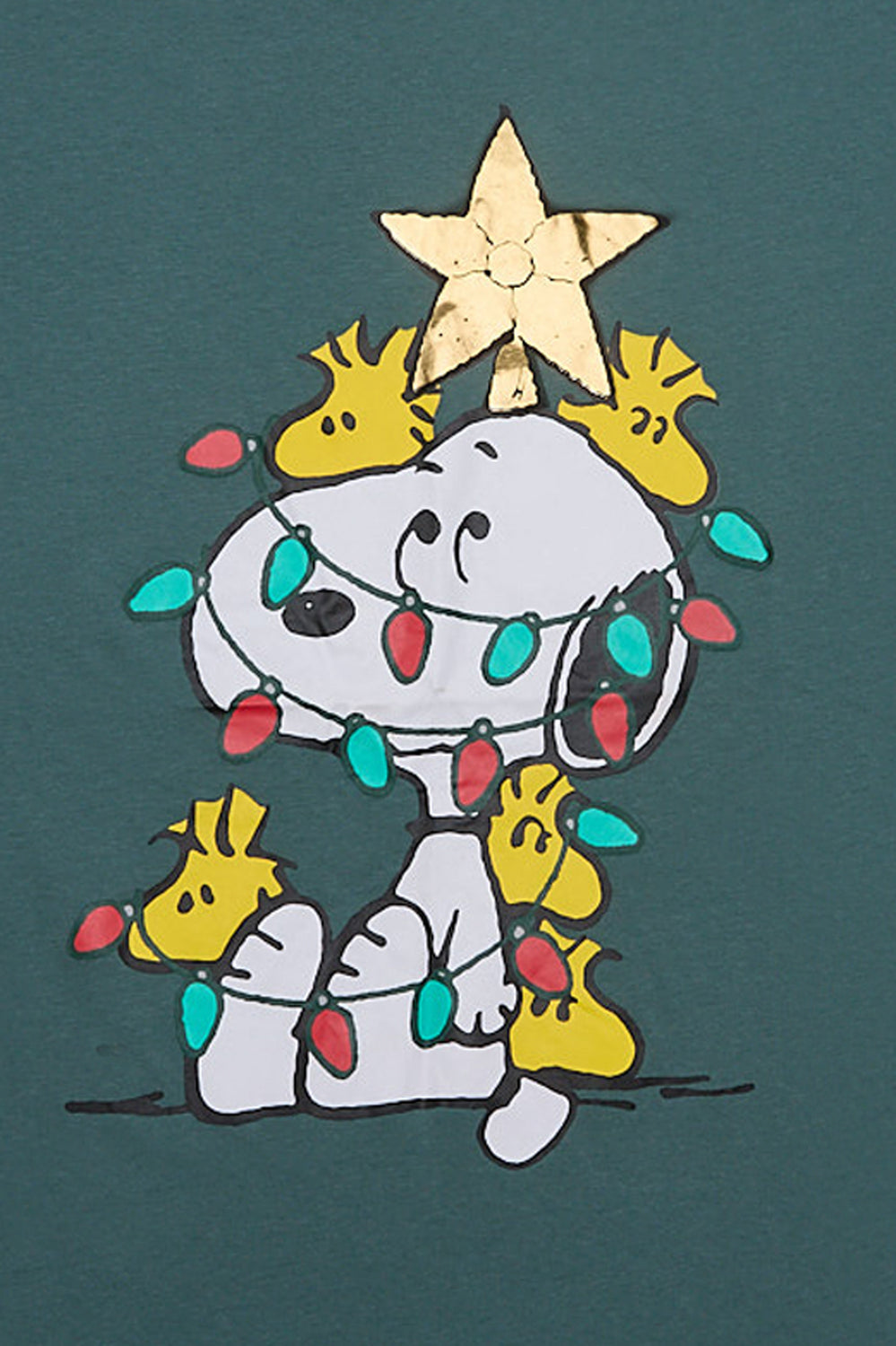 Peanuts Snoopy Christmas Graphic Boyfriend Tee Peanuts Snoopy Christmas Graphic Boyfriend Tee