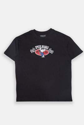 Snoopy Speed Beagle Graphic Boyfriend Tee