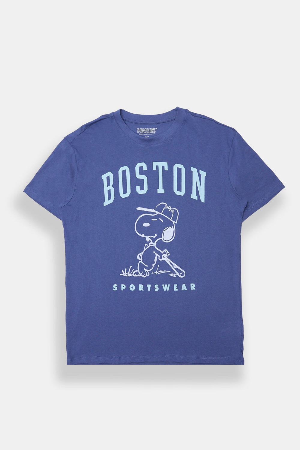 T-shirt coupe boyfriend imprimé Boston Snoopy T-shirt coupe boyfriend imprimé Boston Snoopy