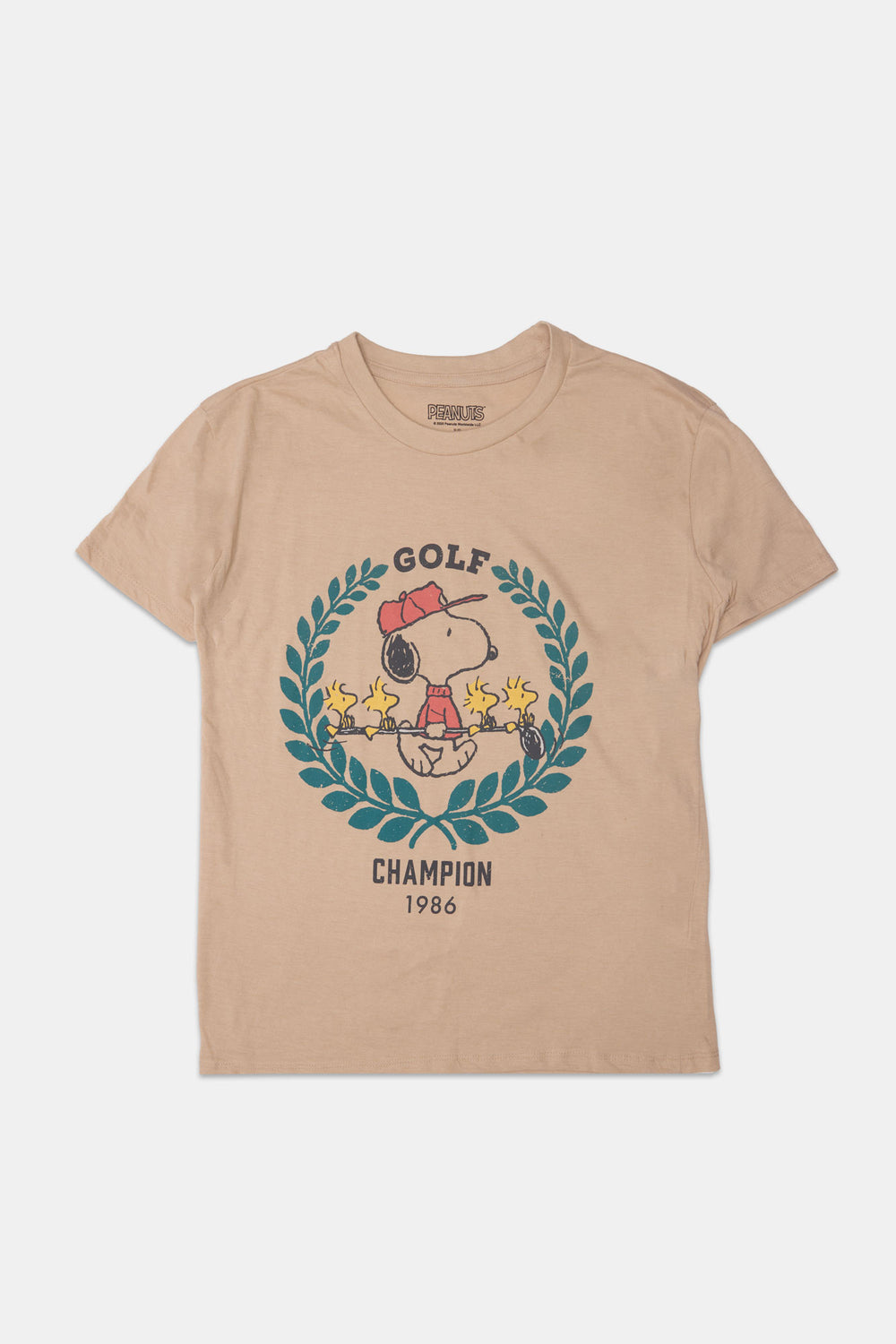 Peanuts Snoopy Golf Graphic Boyfriend Tee Peanuts Snoopy Golf Graphic Boyfriend Tee
