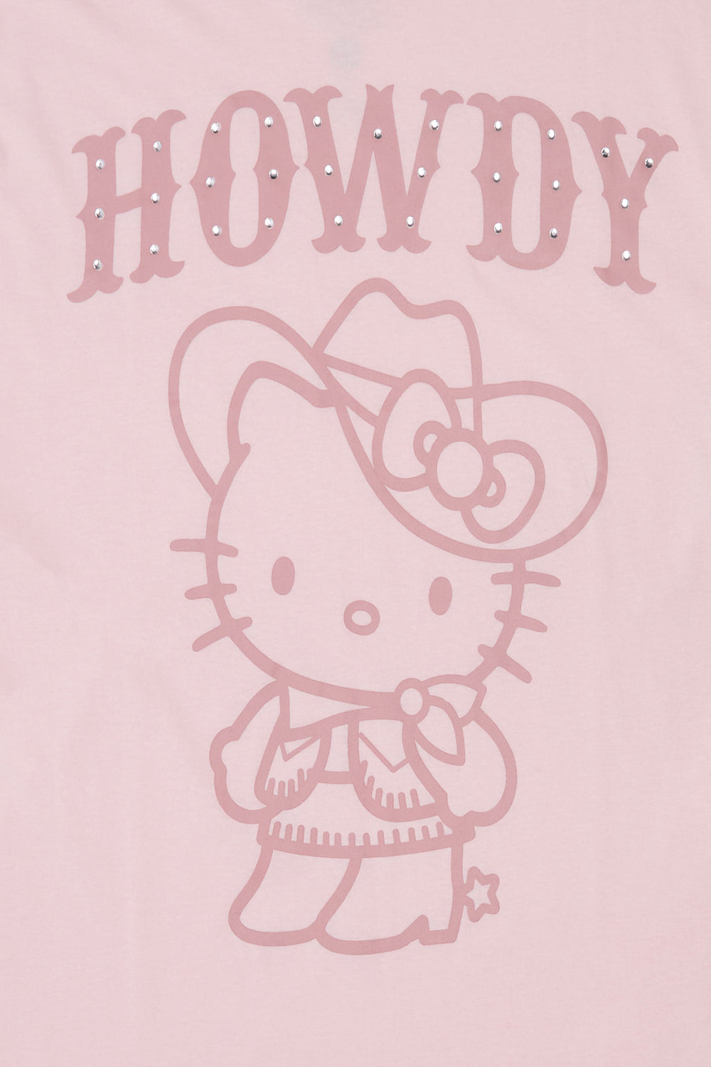 Hello Kitty Howdy Graphic Boyfriend Tee Hello Kitty Howdy Graphic Boyfriend Tee