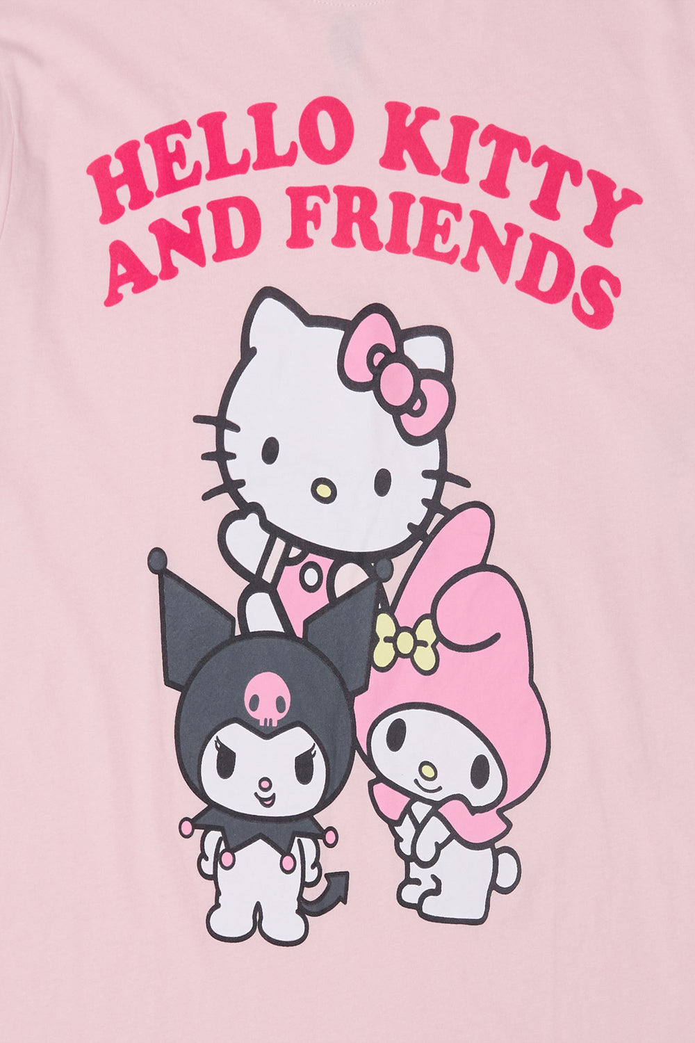 Hello Kitty And Friends Graphic Boyfriend Tee Hello Kitty And Friends Graphic Boyfriend Tee