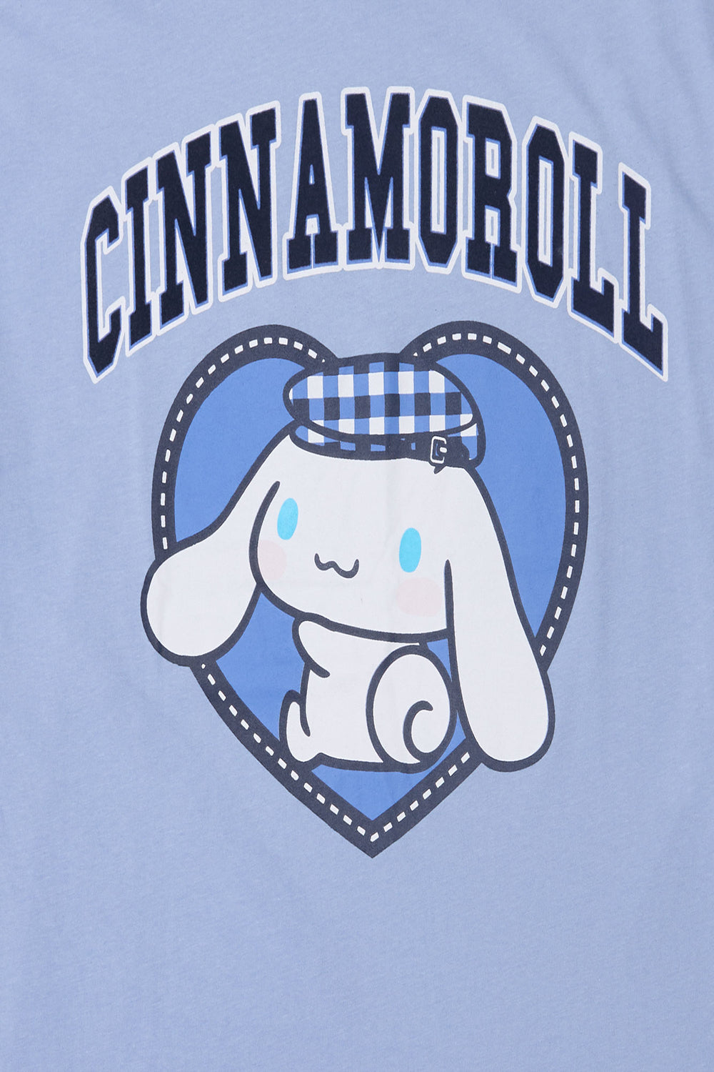 Cinnamoroll Flocked Graphic Boyfriend Tee Cinnamoroll Flocked Graphic Boyfriend Tee