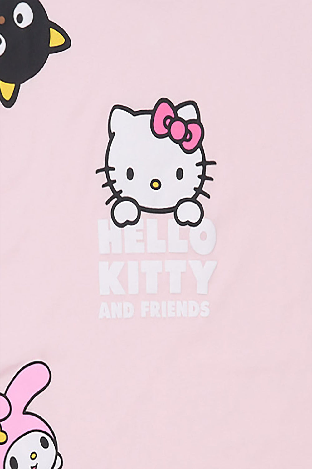 Hello Kitty And Friends Puff Graphic Boyfriend Tee Hello Kitty And Friends Puff Graphic Boyfriend Tee