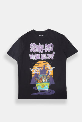 T-shirt coupe boyfriend imprimé Scooby-Doo Where Are You