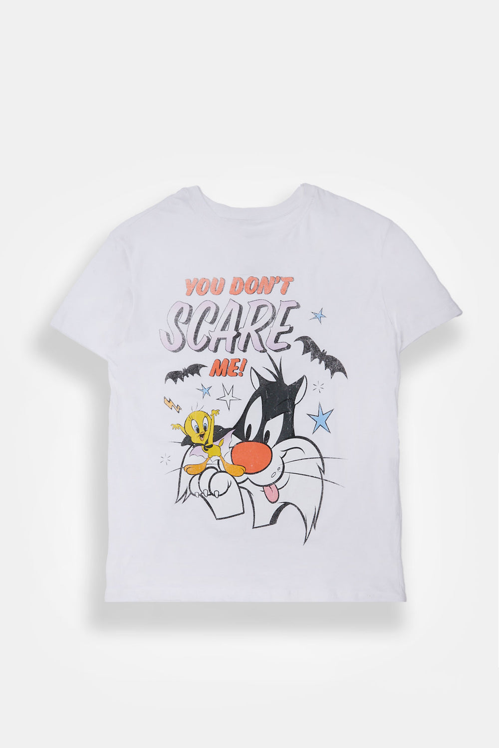 T-shirt coupe boyfriend imprimé Looney Tunes d'Halloween T-shirt coupe boyfriend imprimé Looney Tunes d'Halloween