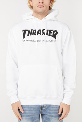 Thrasher Skateboard Magazine White Hoodie