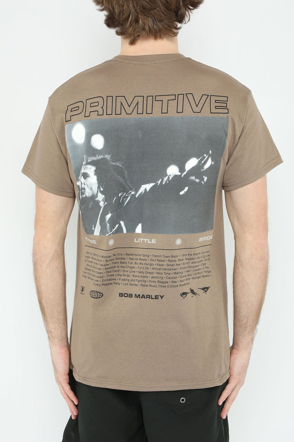 T-Shirt Rising Sun Primitive x Bob Marley Vert