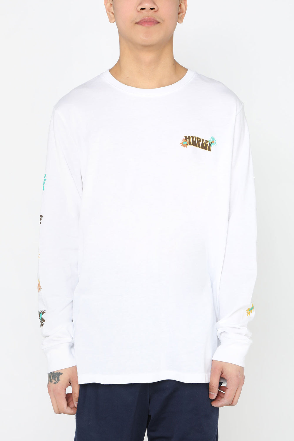 Santa Cruz x TMNT Mutagen White Long Sleeve T-Shirt