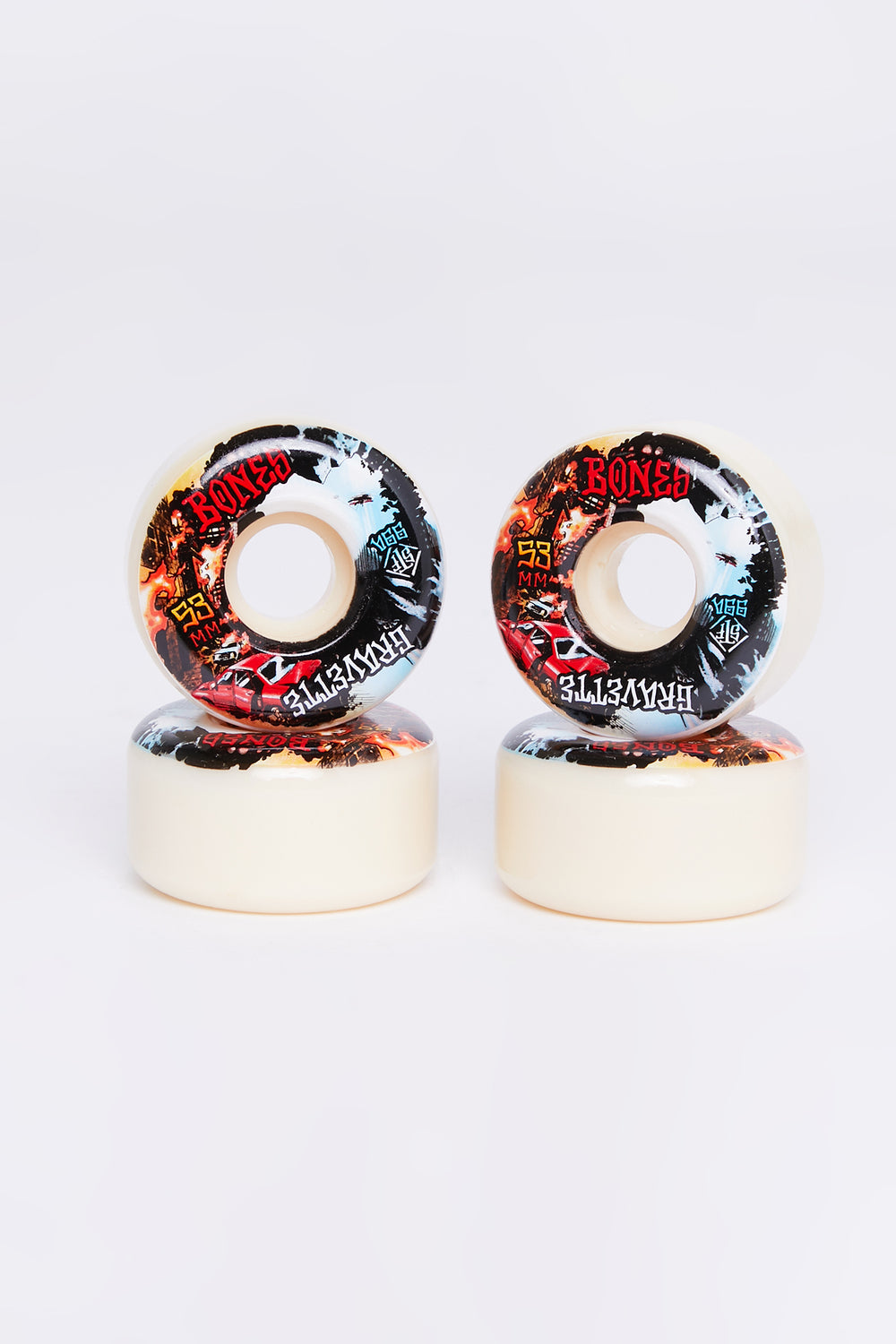 Roues Bones Gravette Heaven & Hell 53mm Naturel